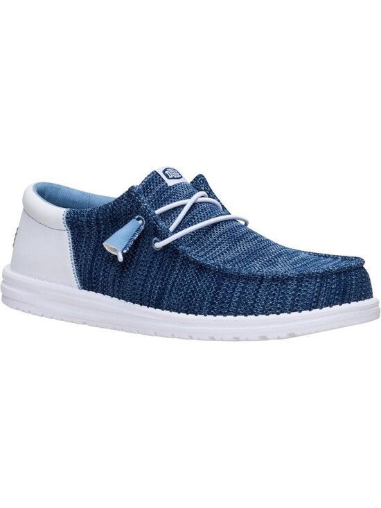 ?Men\'s Funk Navy Textile Synthetic low Top Comfortable Lightweight loafers main image 5